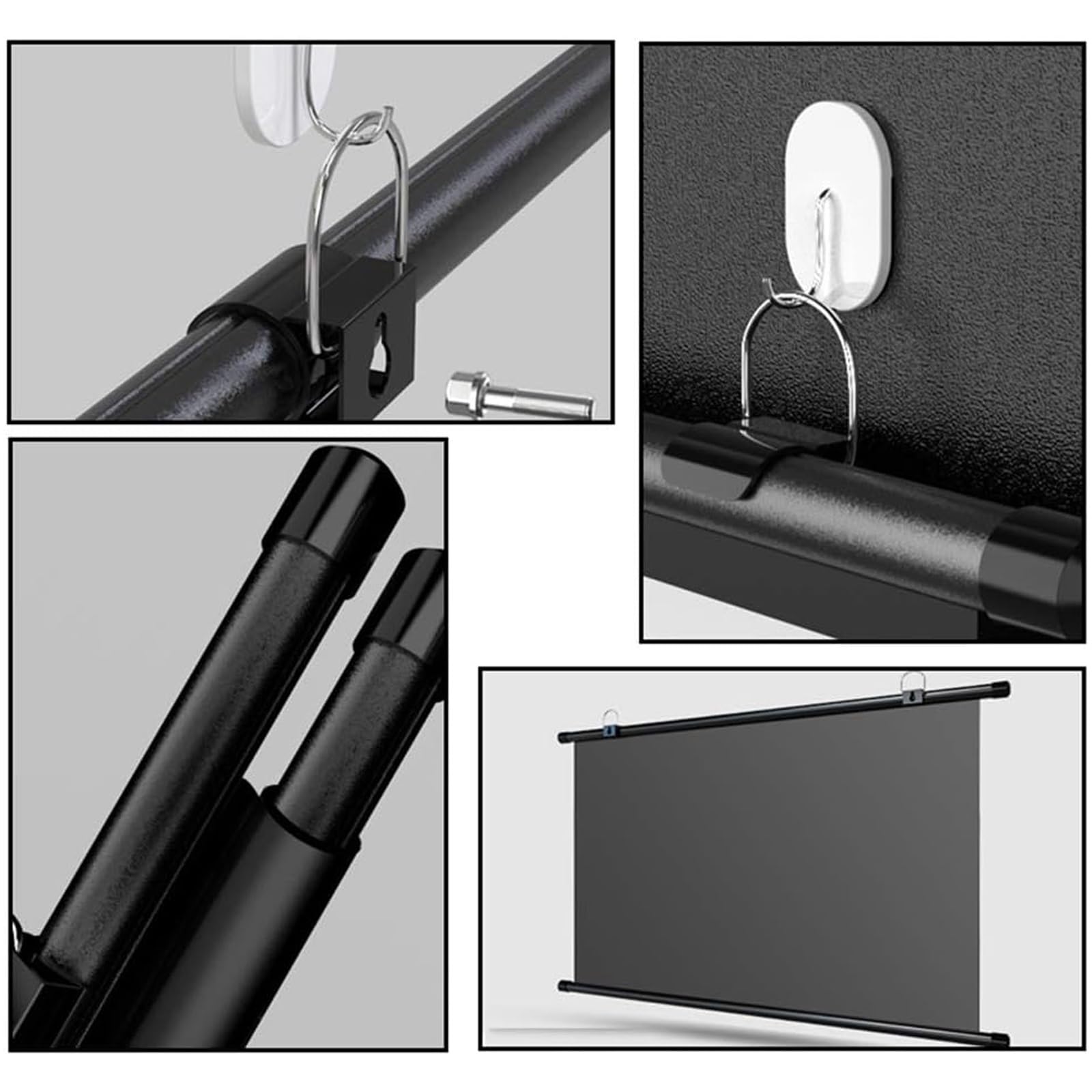 Amazon.co.jp: 手動吊り下げ式 プロジェクター スクリーン